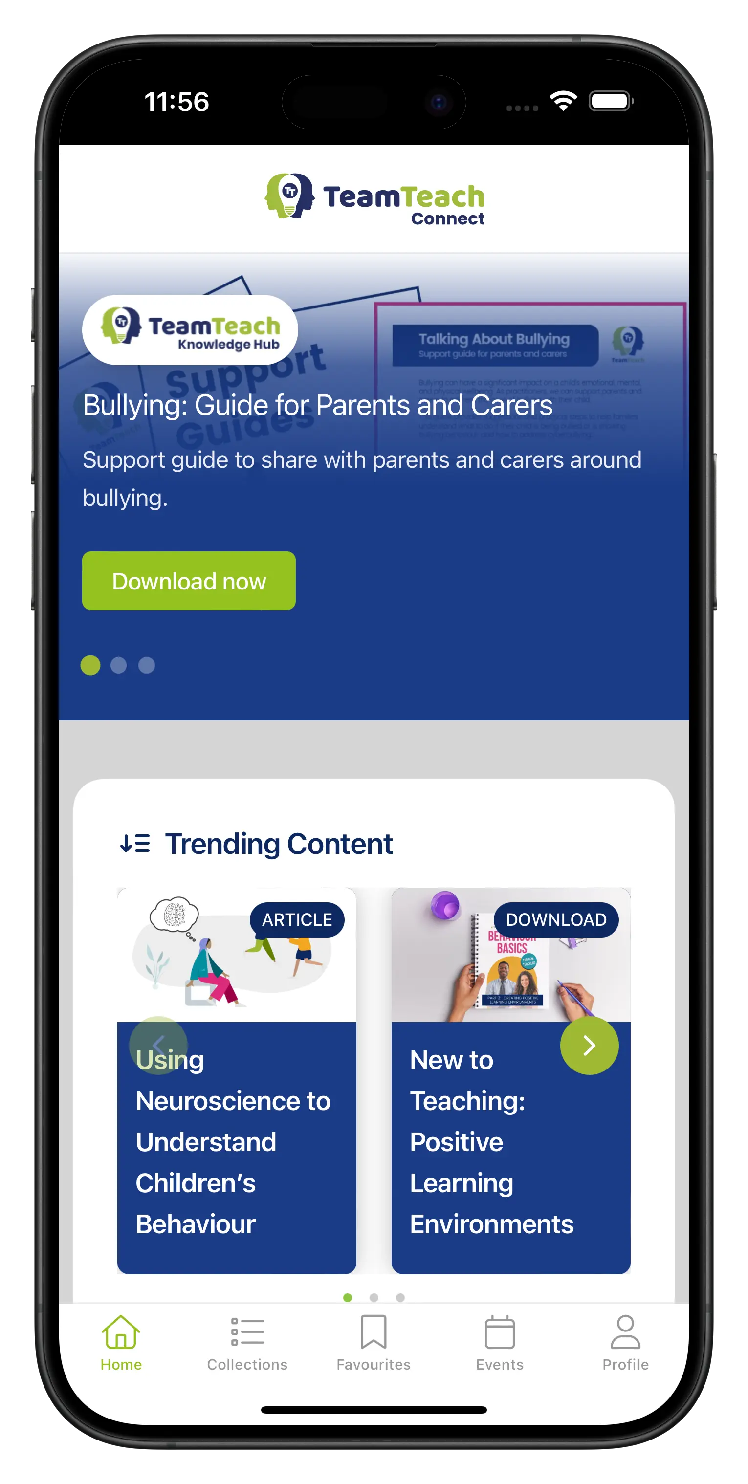 Team Teach app preview